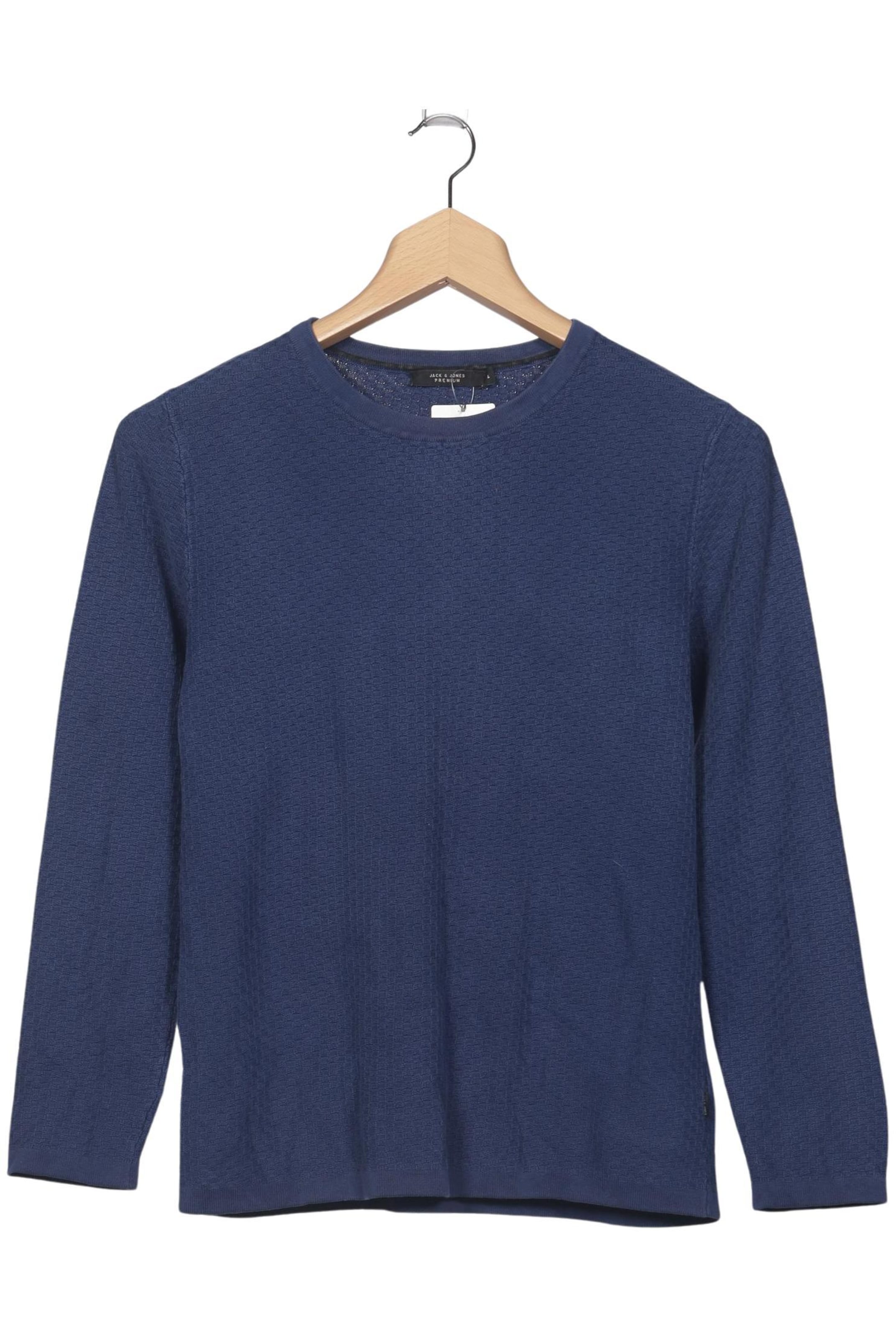JACK & JONES Sweater & Cardigan in L in Blue: front