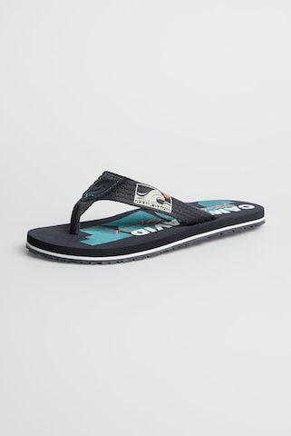 CAMP DAVID T-Bar Sandals in Blue