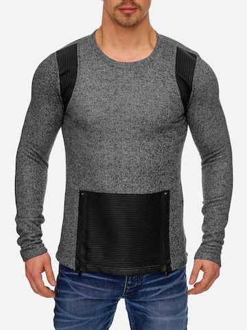 Tazzio Shirt '1231-1' in Grau: Vorderseite