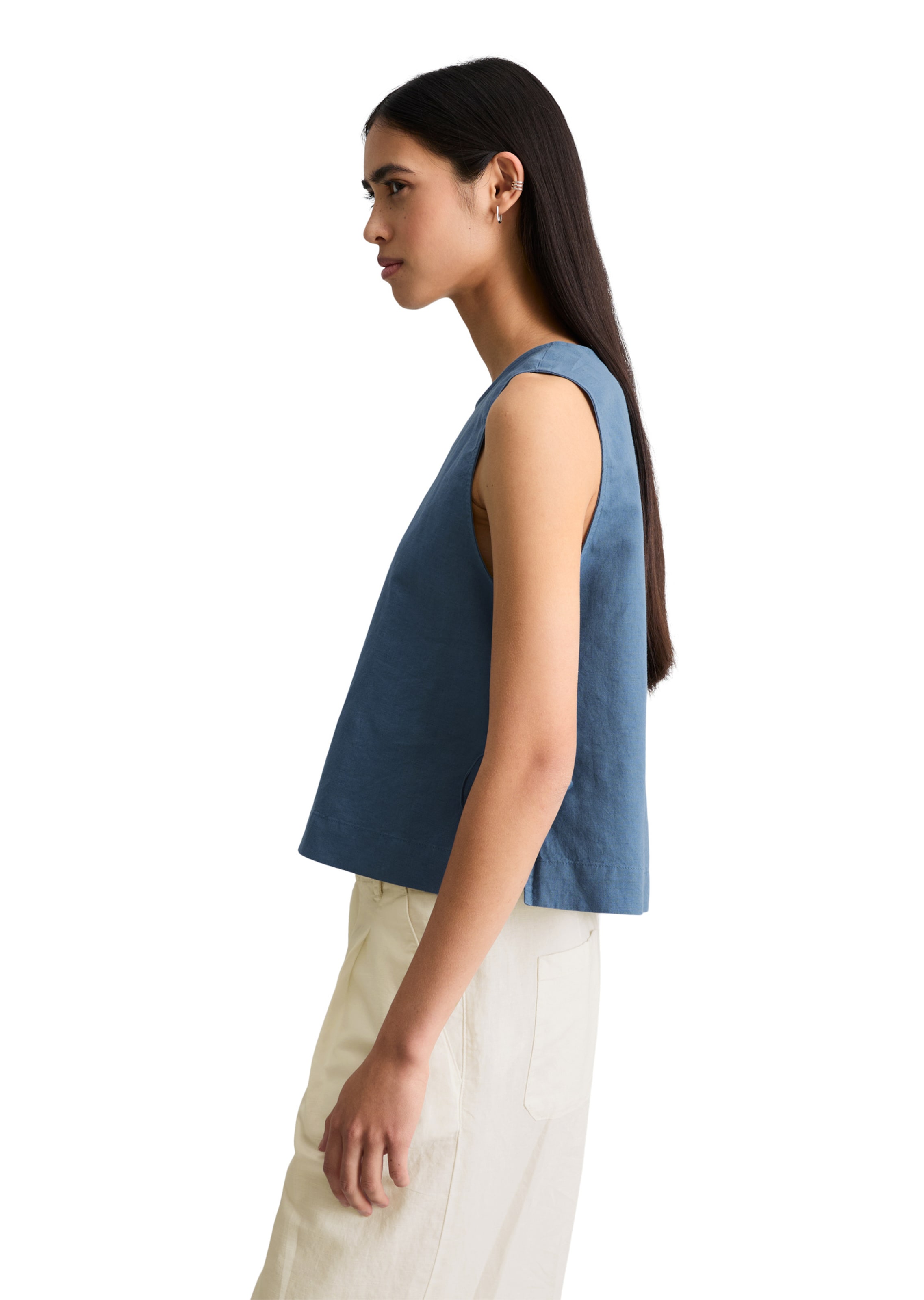 Marc O'Polo DENIM Bluse in Blau