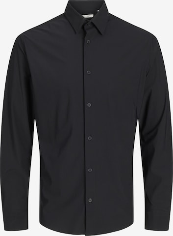 Chemise 'JPRBLAACTIVE' Jack & Jones Premium en noir : devant