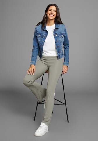 LAURA SCOTT Bootcut Hose in Grau
