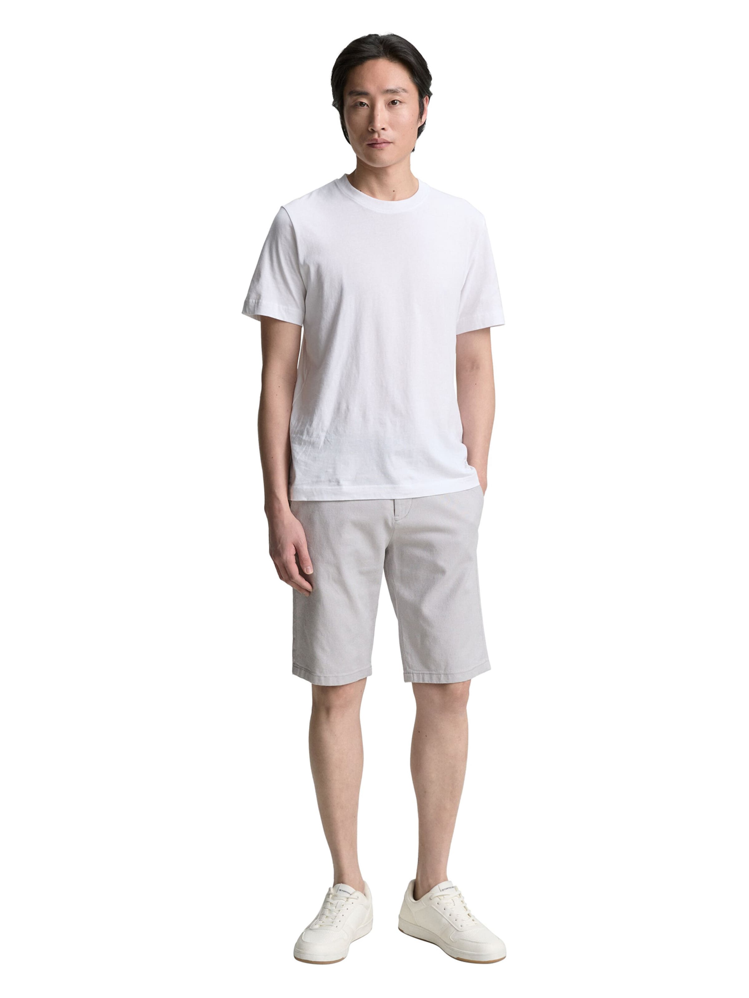 TOM TAILOR Regular Housut värissä valkoinen