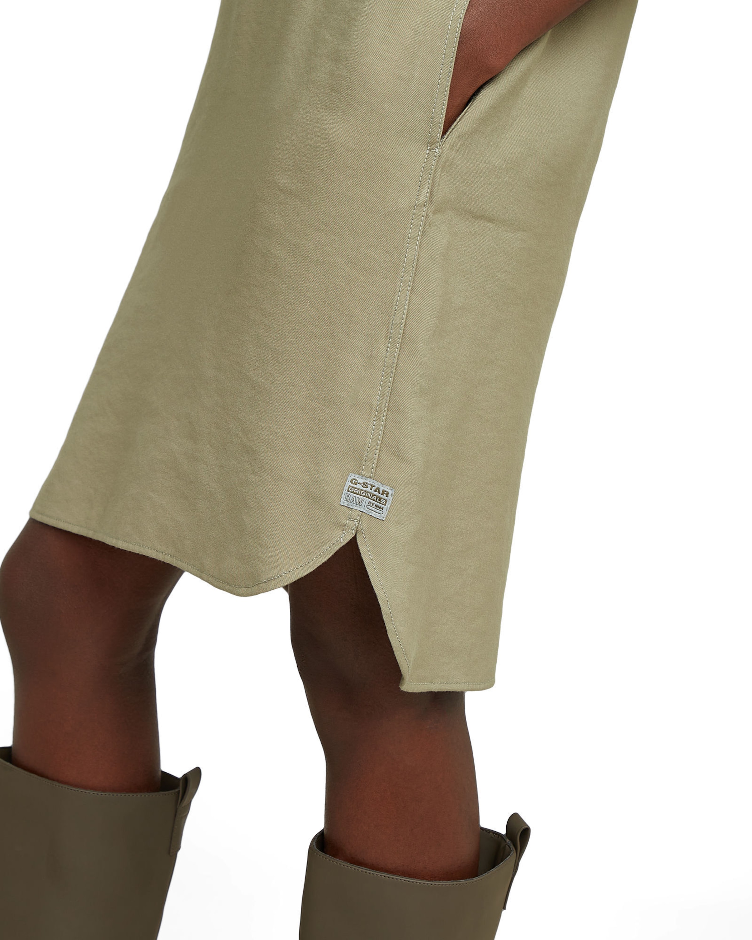 G-STAR Blousejurk 'Shirt' in Groen