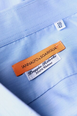IANNALFO & SGARIGLIA Button Up Shirt in L in Blue
