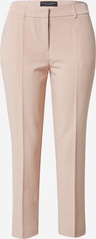 Regular Pantalon à plis Dorothy Perkins en rose : devant
