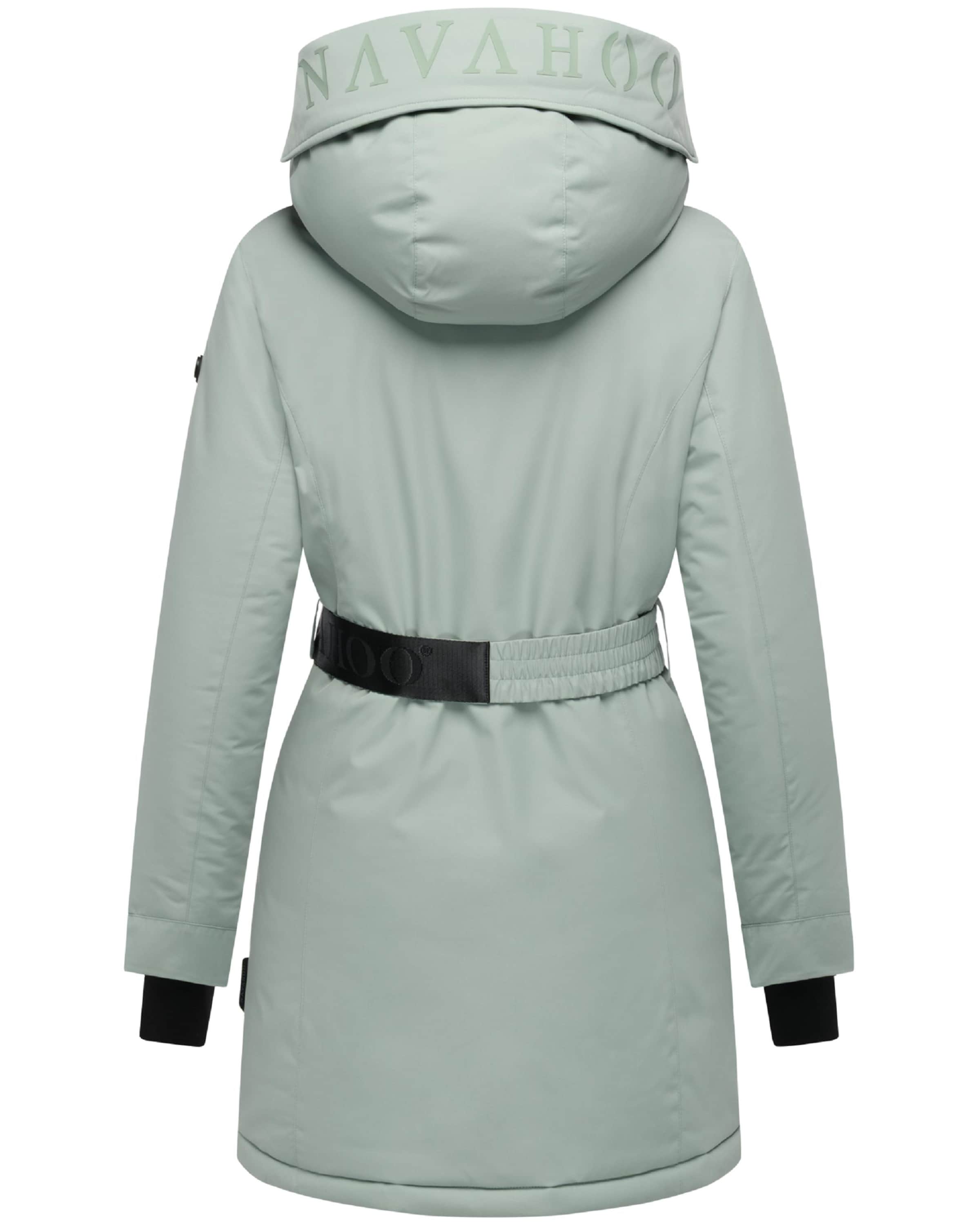 NAVAHOO Χειμερινό παλτό 'Frostkuss 14' σε πράσινο