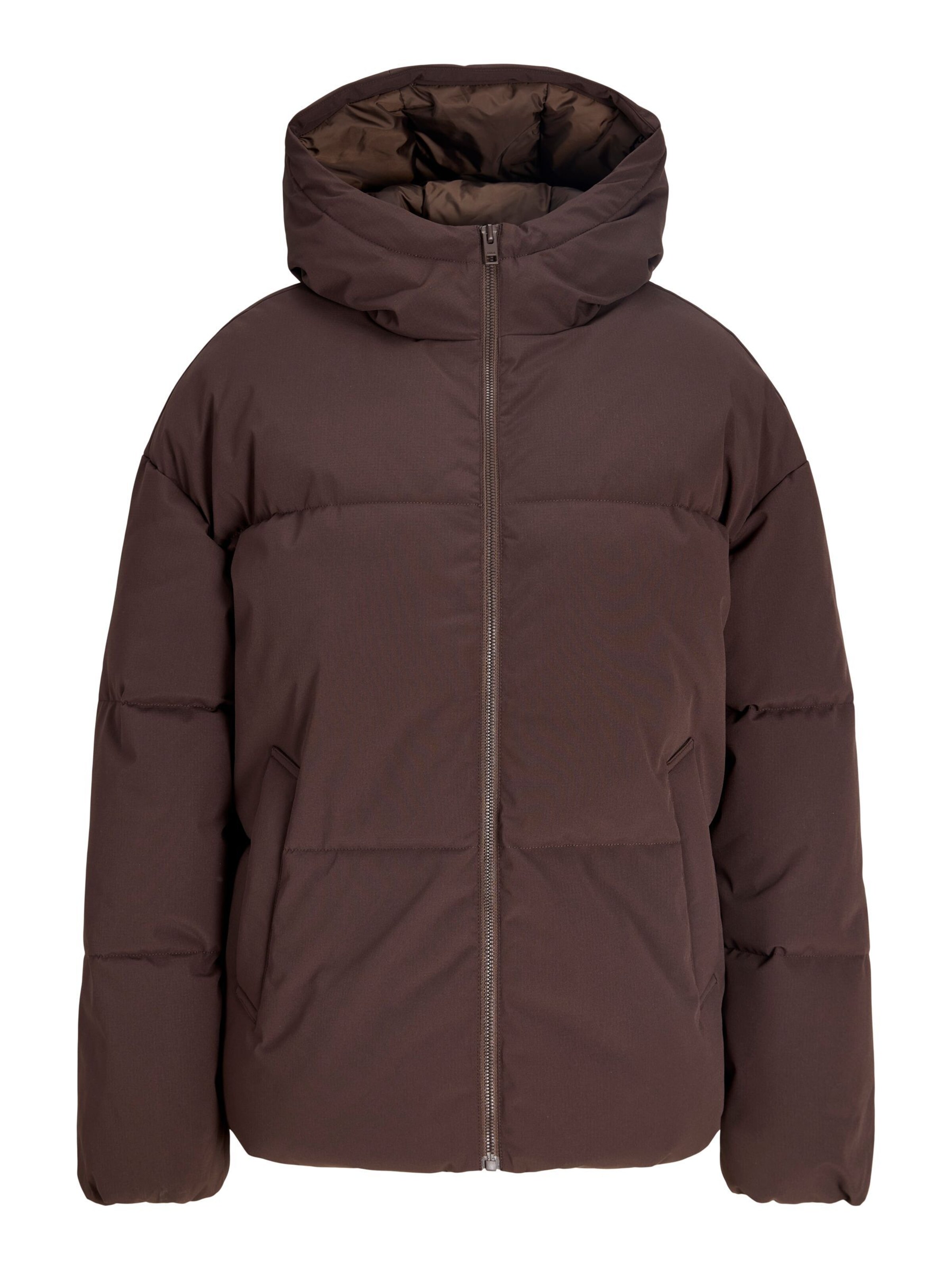 JJXX Between-Season Jacket in Brown: front