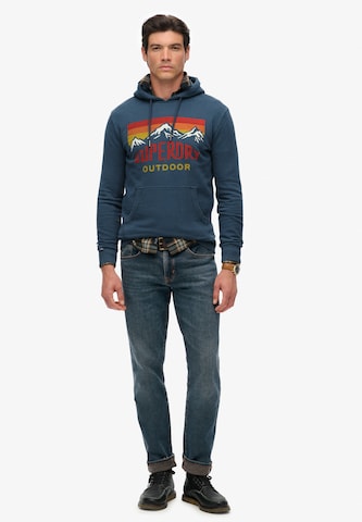 Sweat-shirt 'Mountain' Superdry en bleu