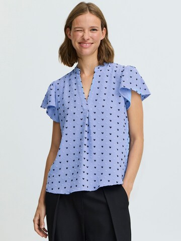 b.young Bluse in Blau: Vorderseite