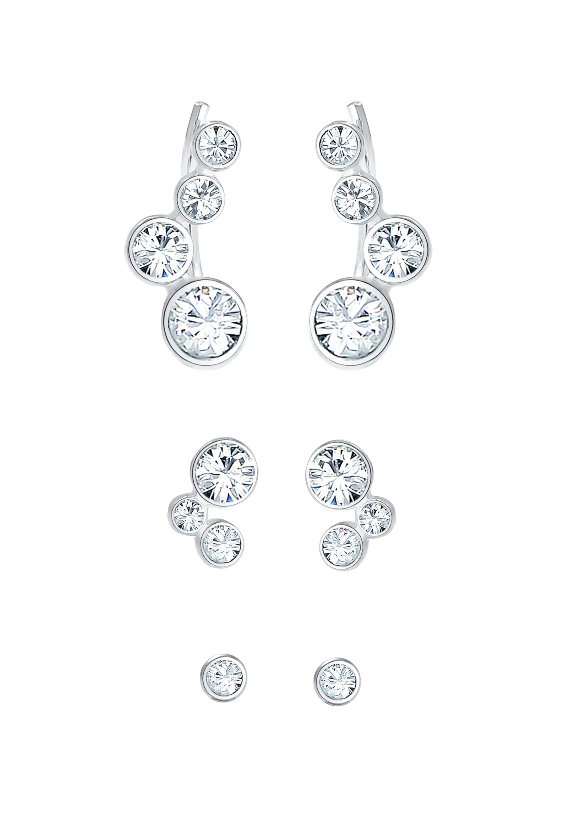 ELLI Oorbellen in Zilver: voorkant