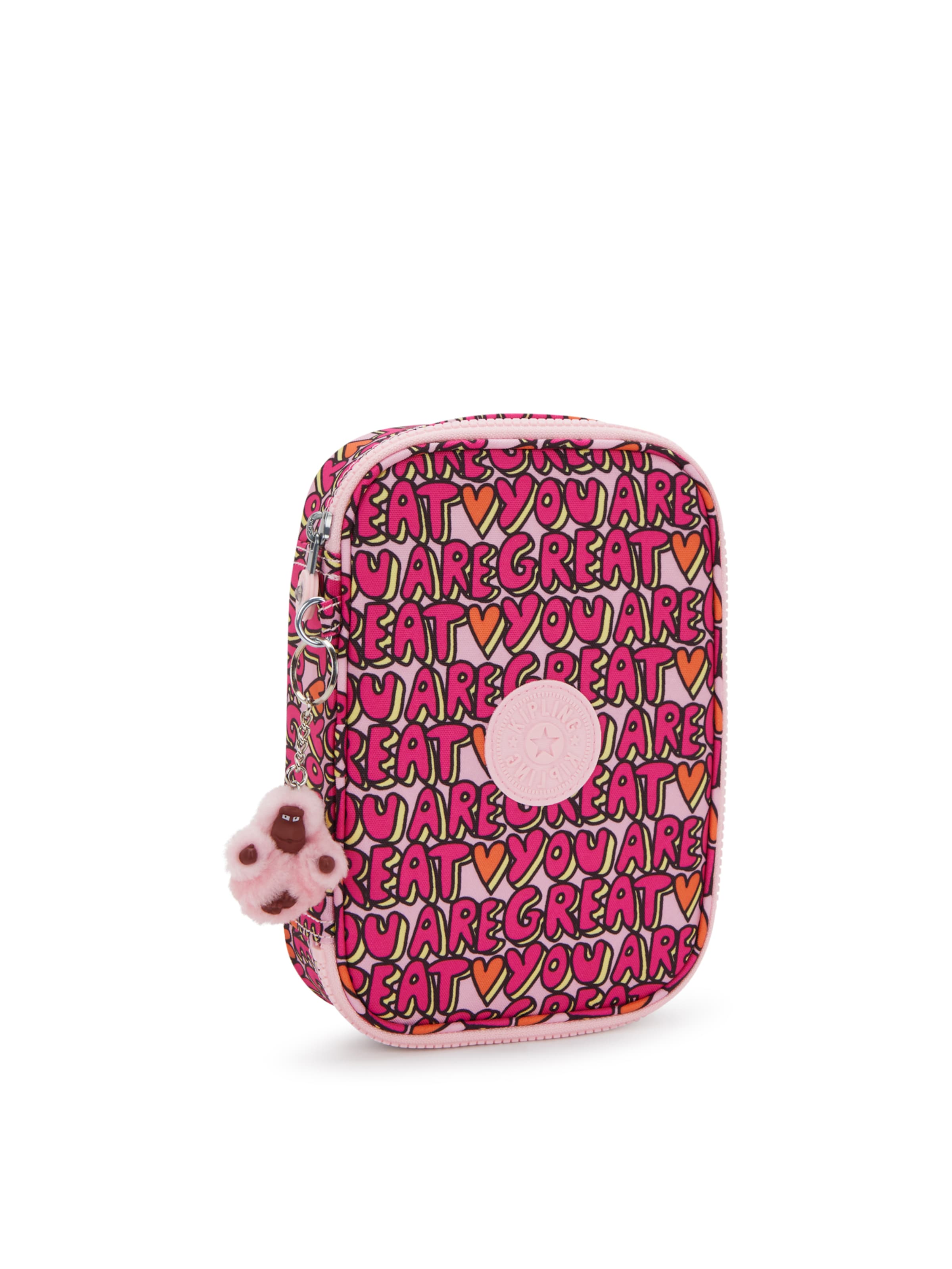 KIPLING - Estuche '100 PENS' en verde