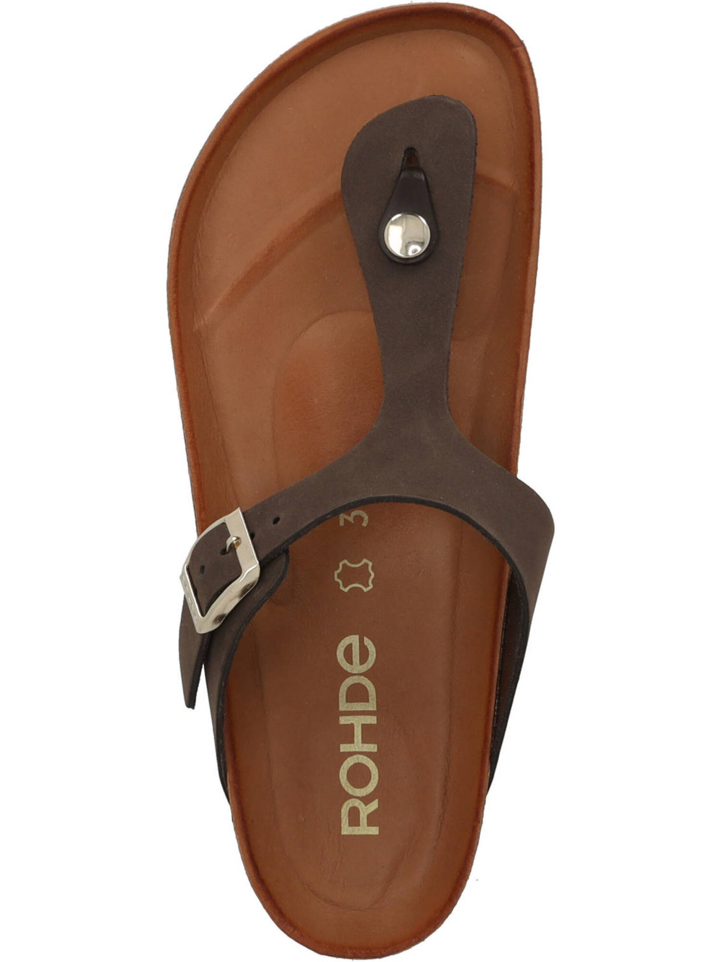 ROHDE Teenslipper '5642' in Bruin