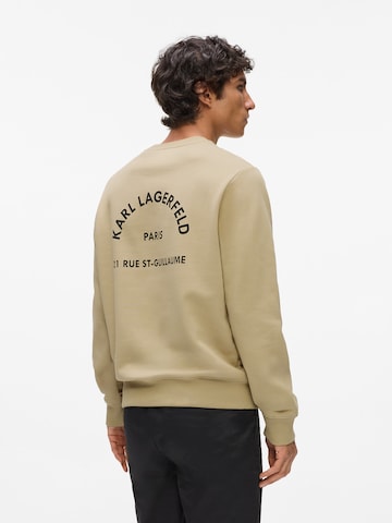 Sweat-shirt 'Rue St-Guillaume' Karl Lagerfeld en marron