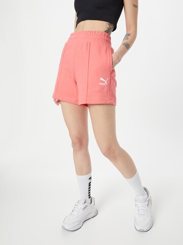 PUMA - regular Pantalón en naranja: frente