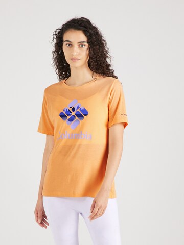 COLUMBIA Funktionsshirt 'Bluebird Day' in Orange: Vorderseite