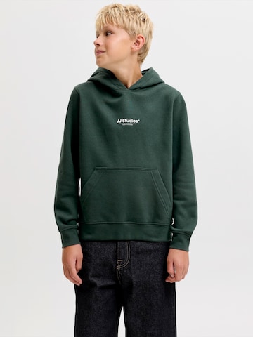 Jack & Jones Junior Sweatshirt 'JJESoho' in Grün: Vorderseite