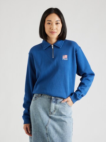Polo Ralph Lauren Bluzka sportowa w kolorze niebieski: przód