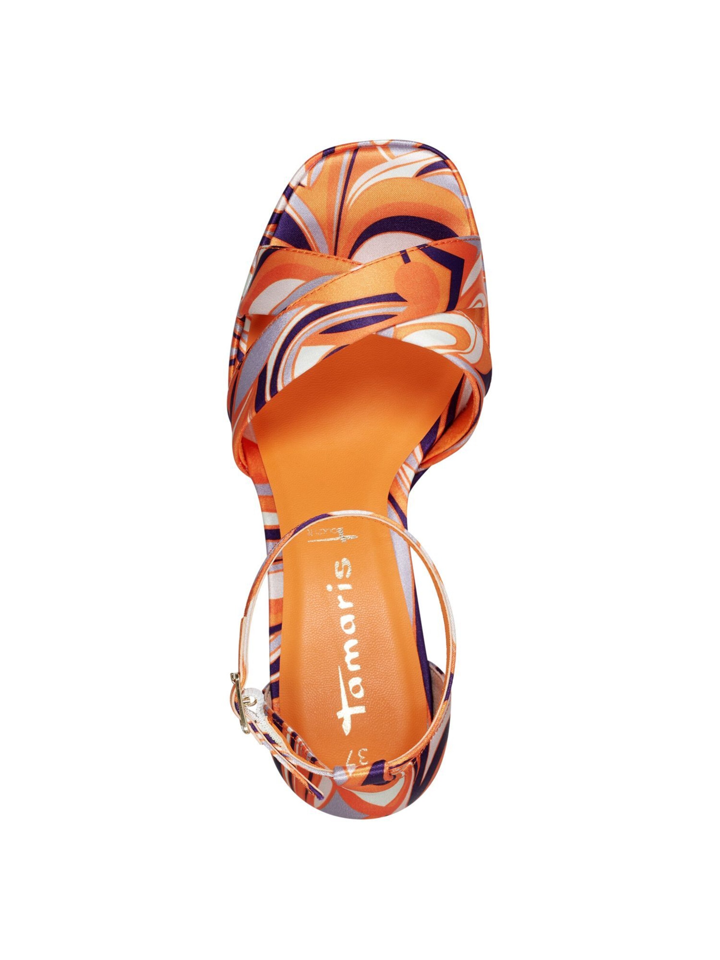 Tamaris Strap sandal in Orange