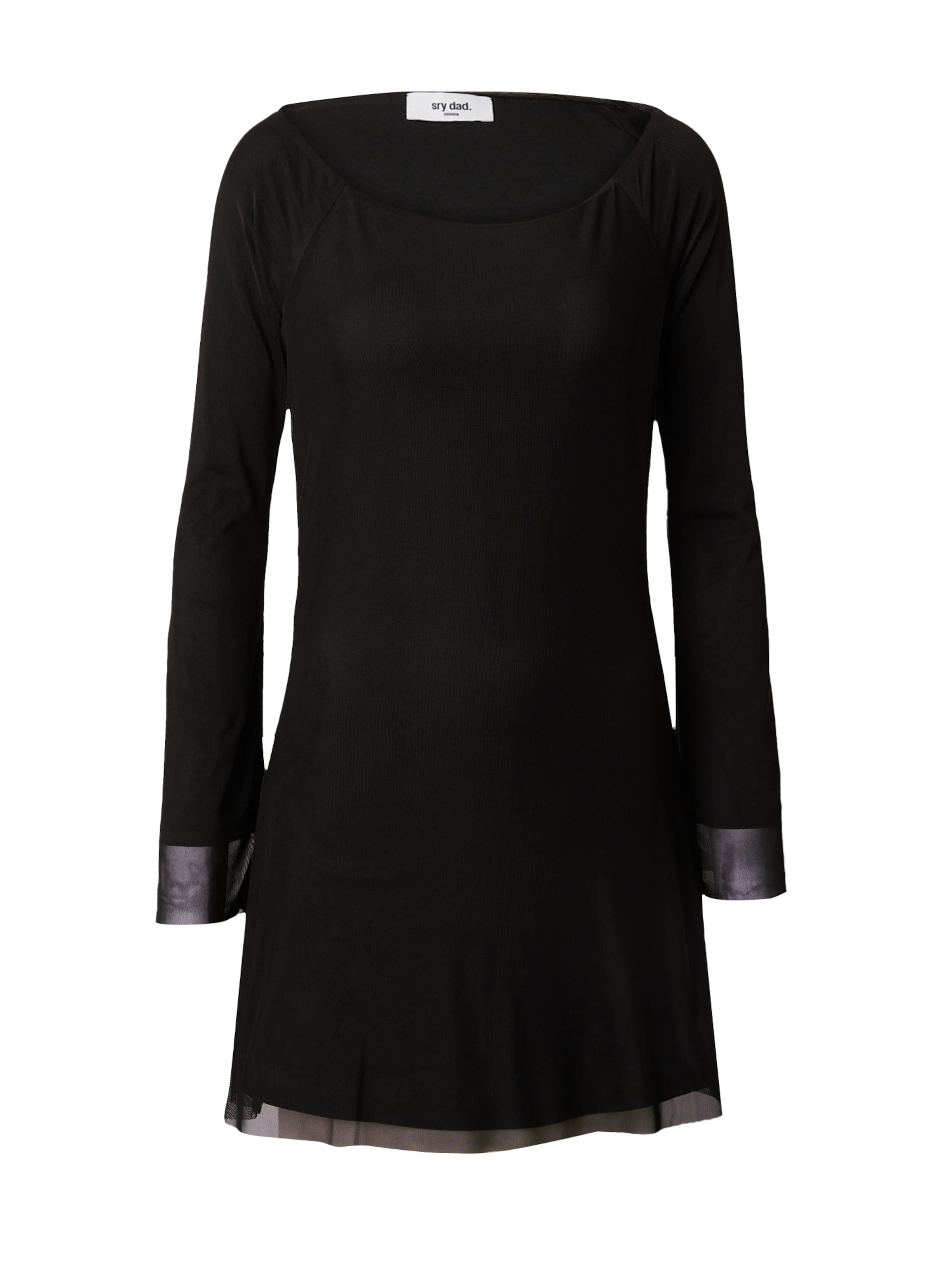 Robe sry dad. en noir : devant