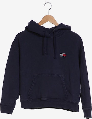 Tommy Jeans Sweatshirt & Zip-Up Hoodie in M in Blue: front