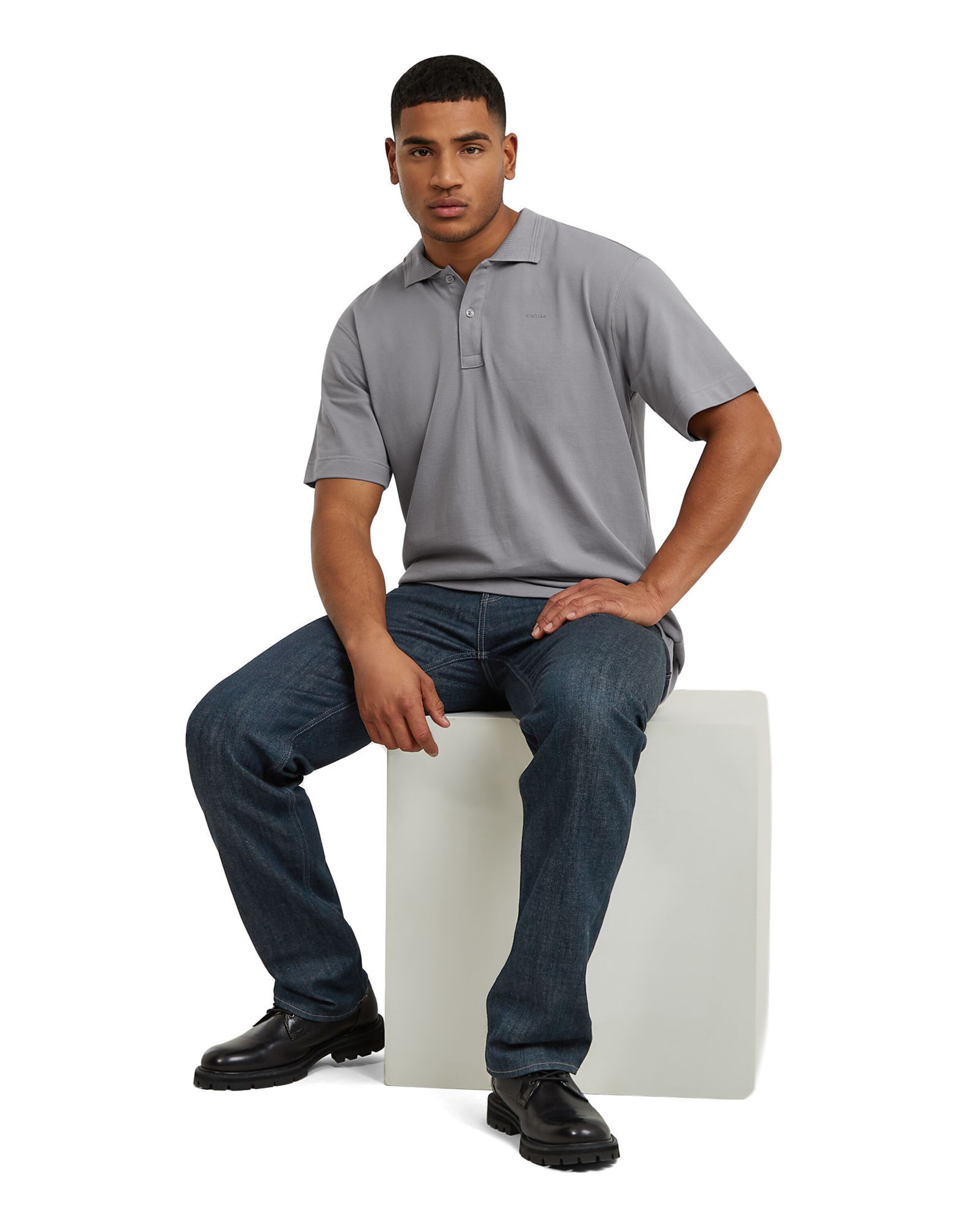 G-STAR Polo 'Core Regular Polo' in Grau