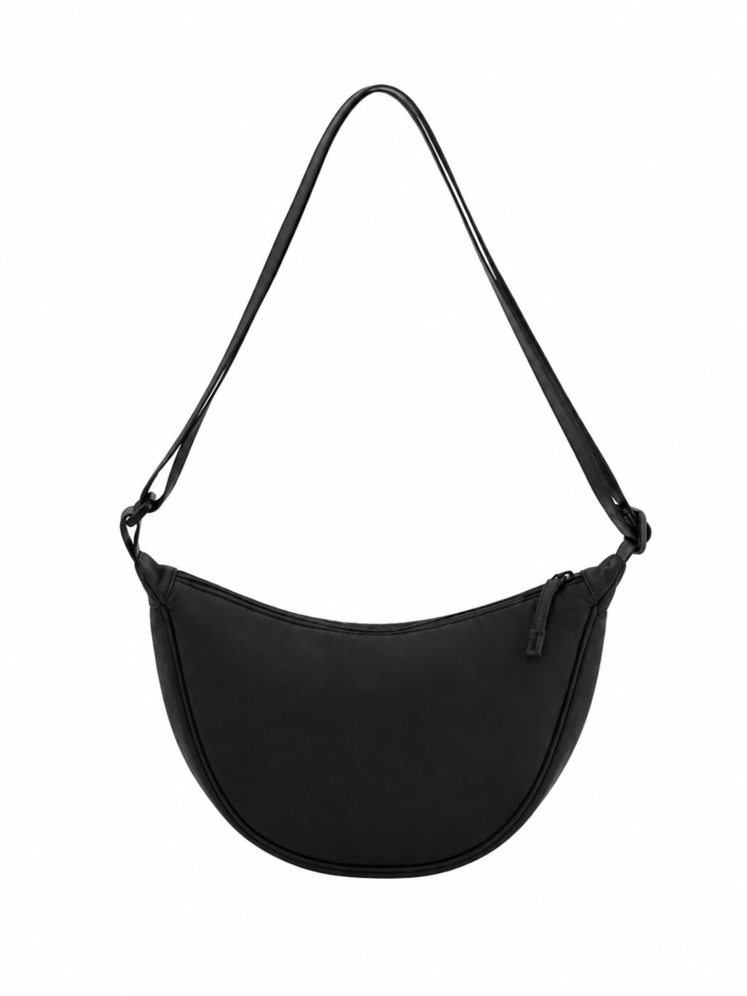 MEVYRA Crossbody Bag 'Berliner Crossbody-Bag Crema, Crema, 31x17x9.5cm' in Black: front