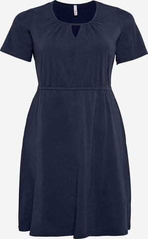 Robe d’été SHEEGO en bleu : devant