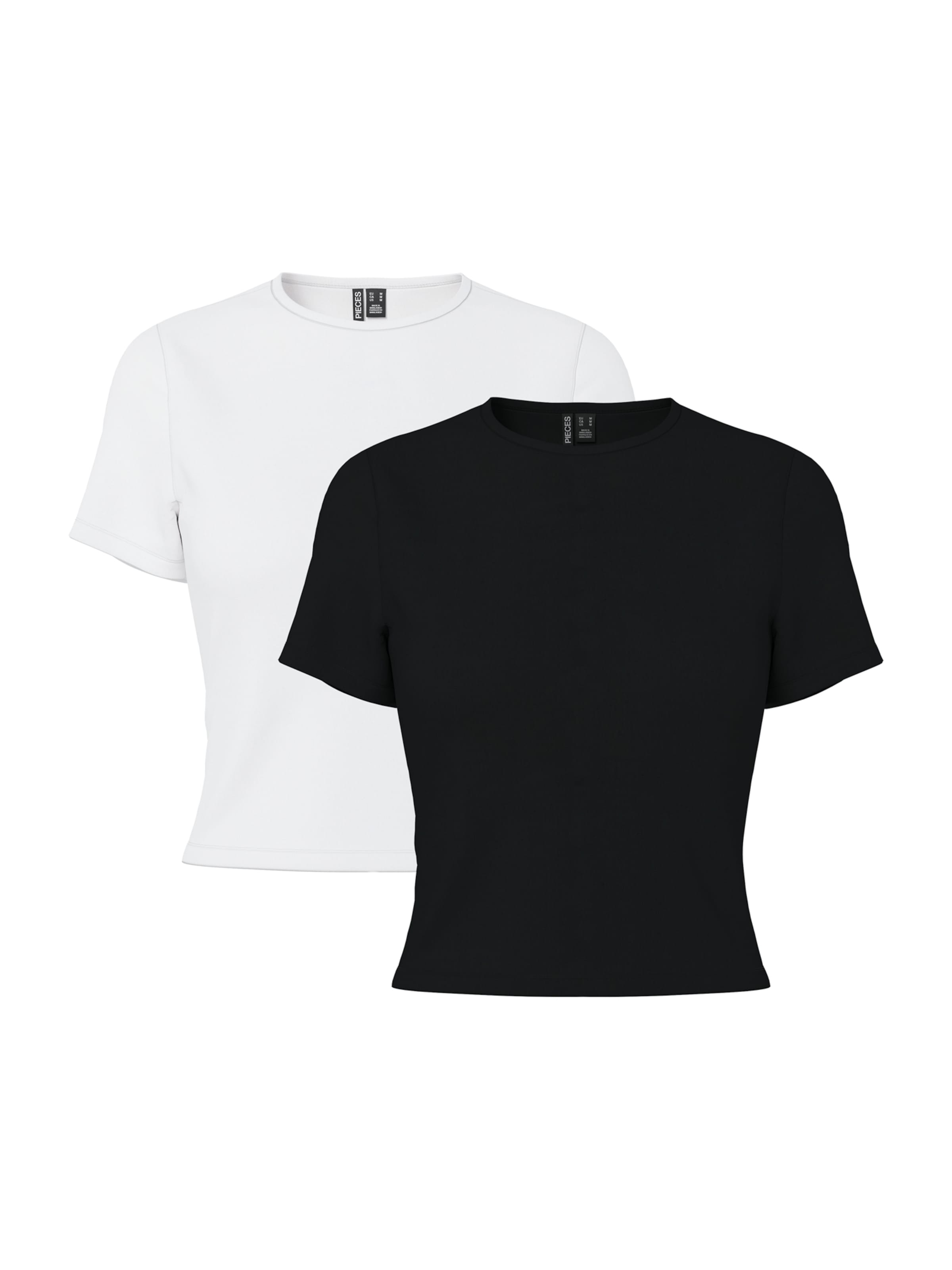 PIECES Μπλουζάκι 'PCAmelia' σε μαύρο: μπροστά