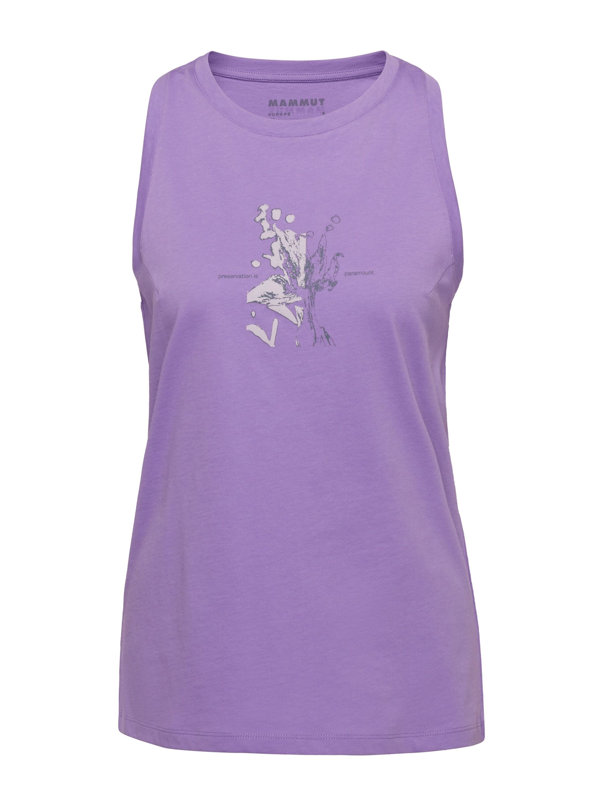 MAMMUT Sporttop in Lila: Vorderseite