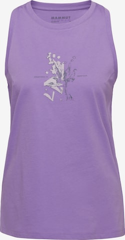 MAMMUT Sporttop in Lila: Vorderseite