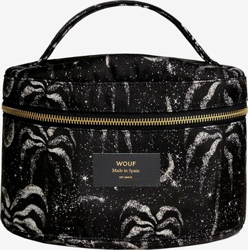 Wouf Toiletry Bag in Black: front