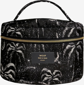 Wouf Toiletry Bag in Black: front