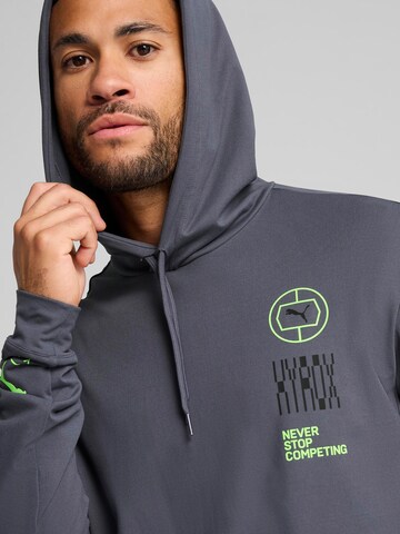PUMA Sportsweatshirt 'PUMA x HYROX CLOUDSPUN' in Grijs