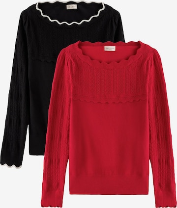 love & roses Pullover i rød: forside