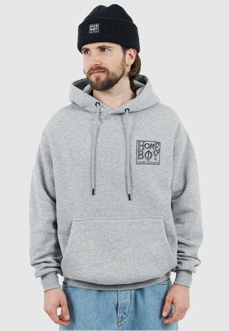 HOMEBOY Sweatshirt 'Old School' in Grey: front