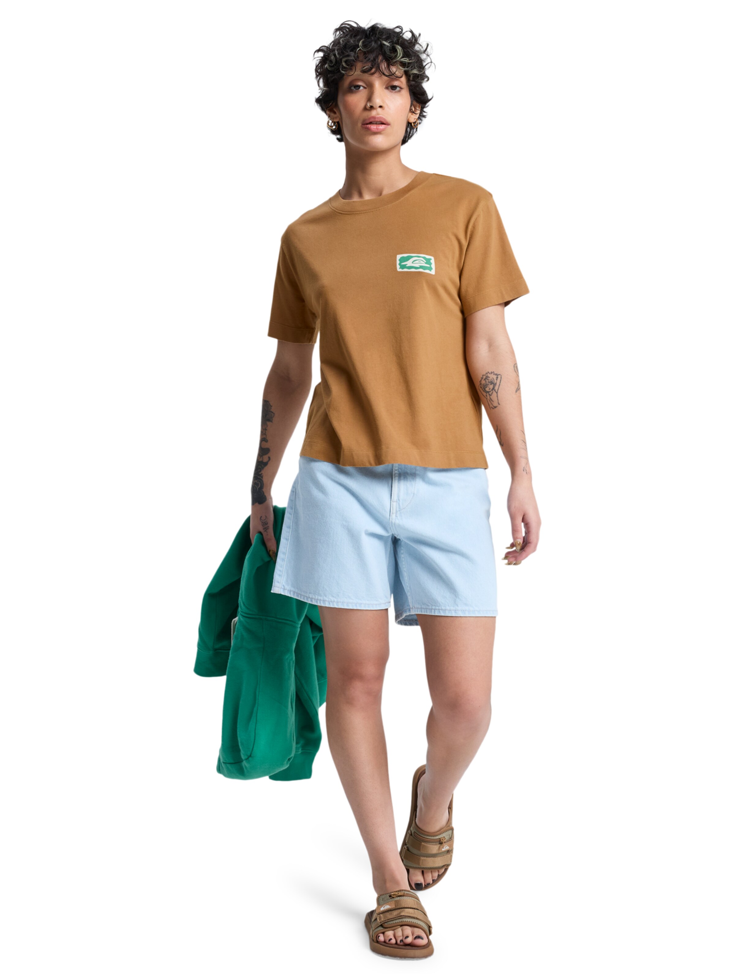 QUIKSILVER Shirt in Beige