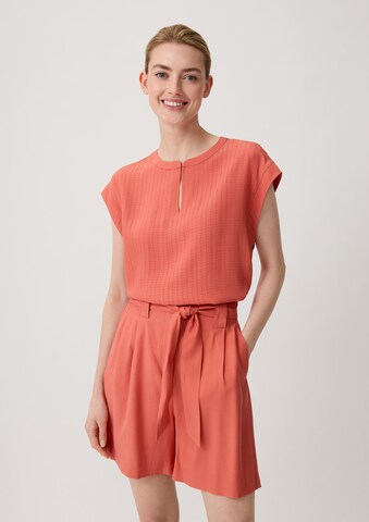 COMMA Blouse in Oranje: voorkant