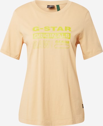 G-Star RAW Shirt in Oranje: voorkant