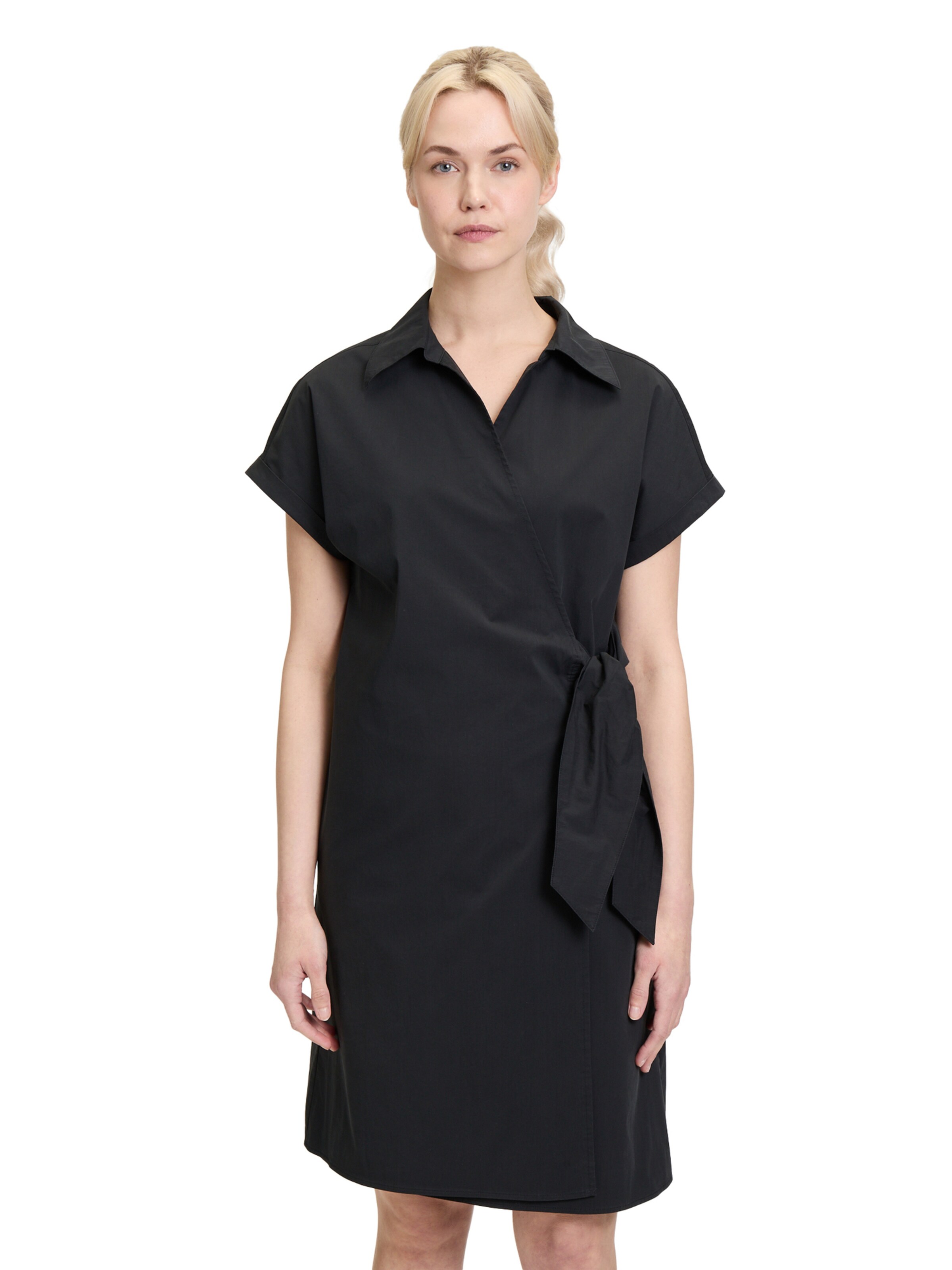 Cartoon Kleid in Schwarz: Vorderseite