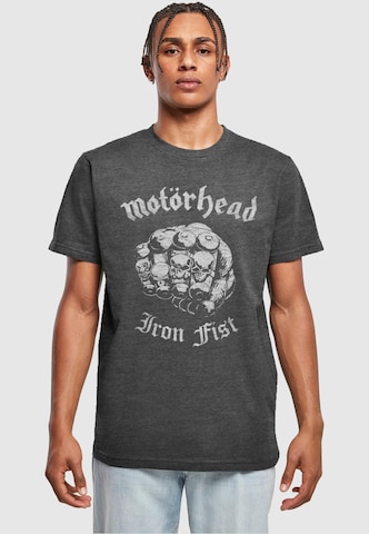 Merchcode Shirt 'Motorhead - Iron Fist' in Grijs: voorkant