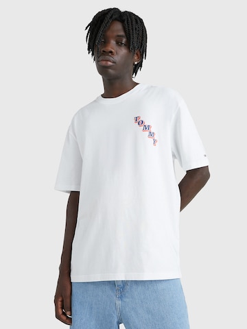 Tommy Jeans - Camiseta en blanco: frente