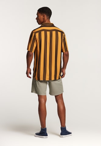 Shiwi Regular fit Overhemd 'Cooper' in Oranje