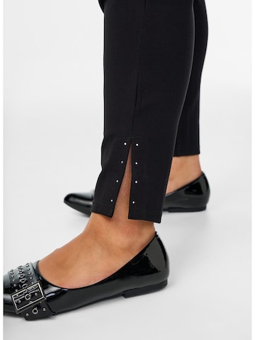 Skinny Leggings 'Mwinola' di Zizzi in nero