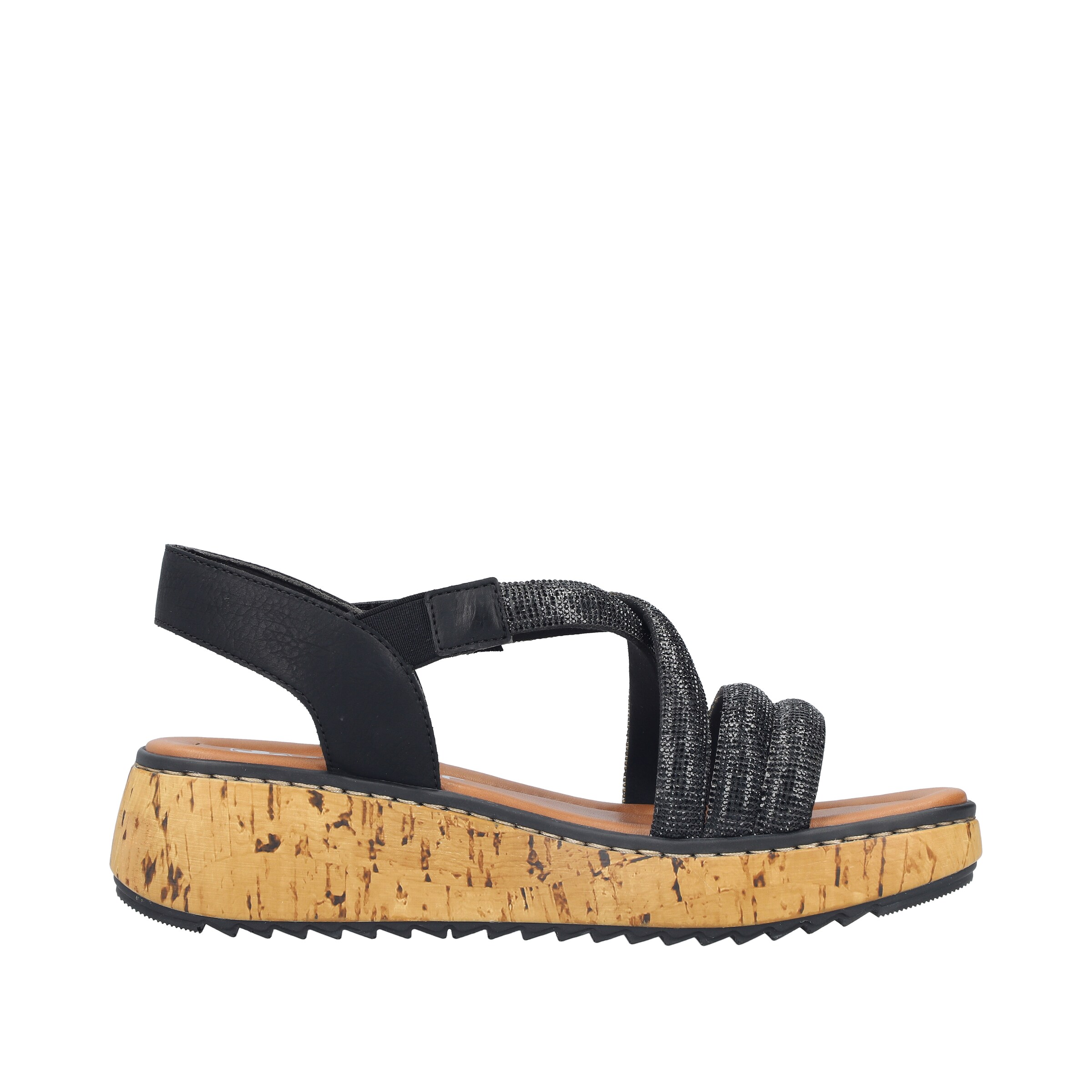 Sandales à lanières Rieker en beige