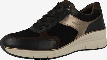 Tamaris Platform trainers '1-23764-43' in Black: front