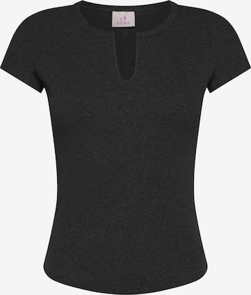 Maglietta di DEHA in nero: frontale