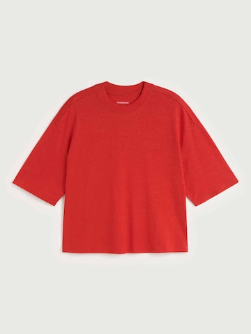 Thinking MU Oversized Shirt ' Lena ' in Red: front