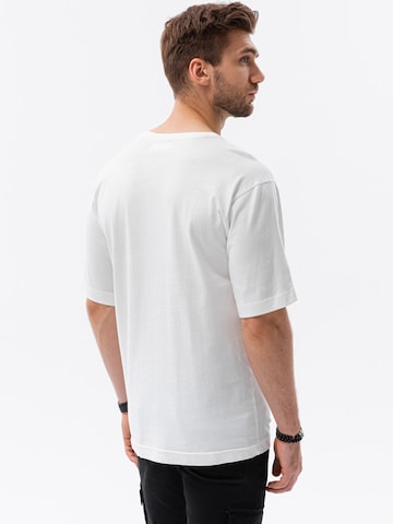 T-Shirt 'S1628' Ombre en blanc