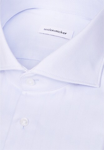 Coupe regular Chemise business SEIDENSTICKER en bleu